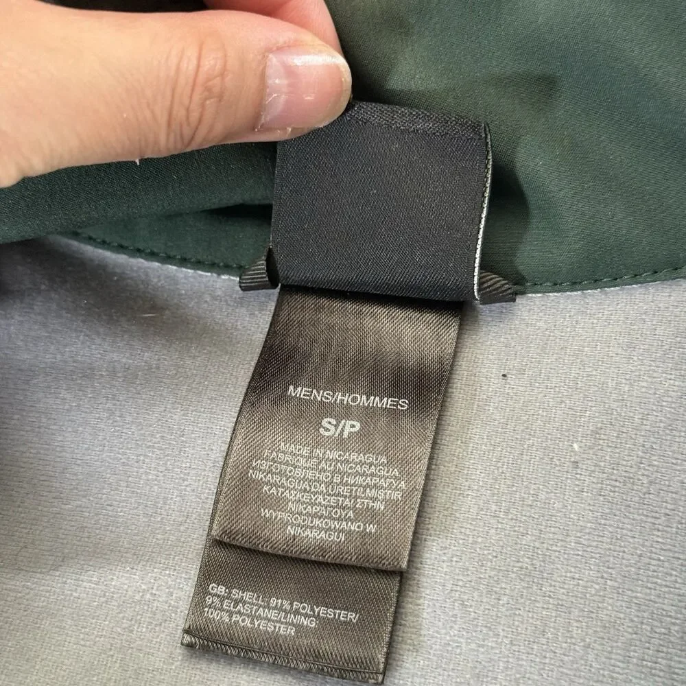 The North Face WindWall Vest Men’s Small Hunter Green Full Zip Mock Neck